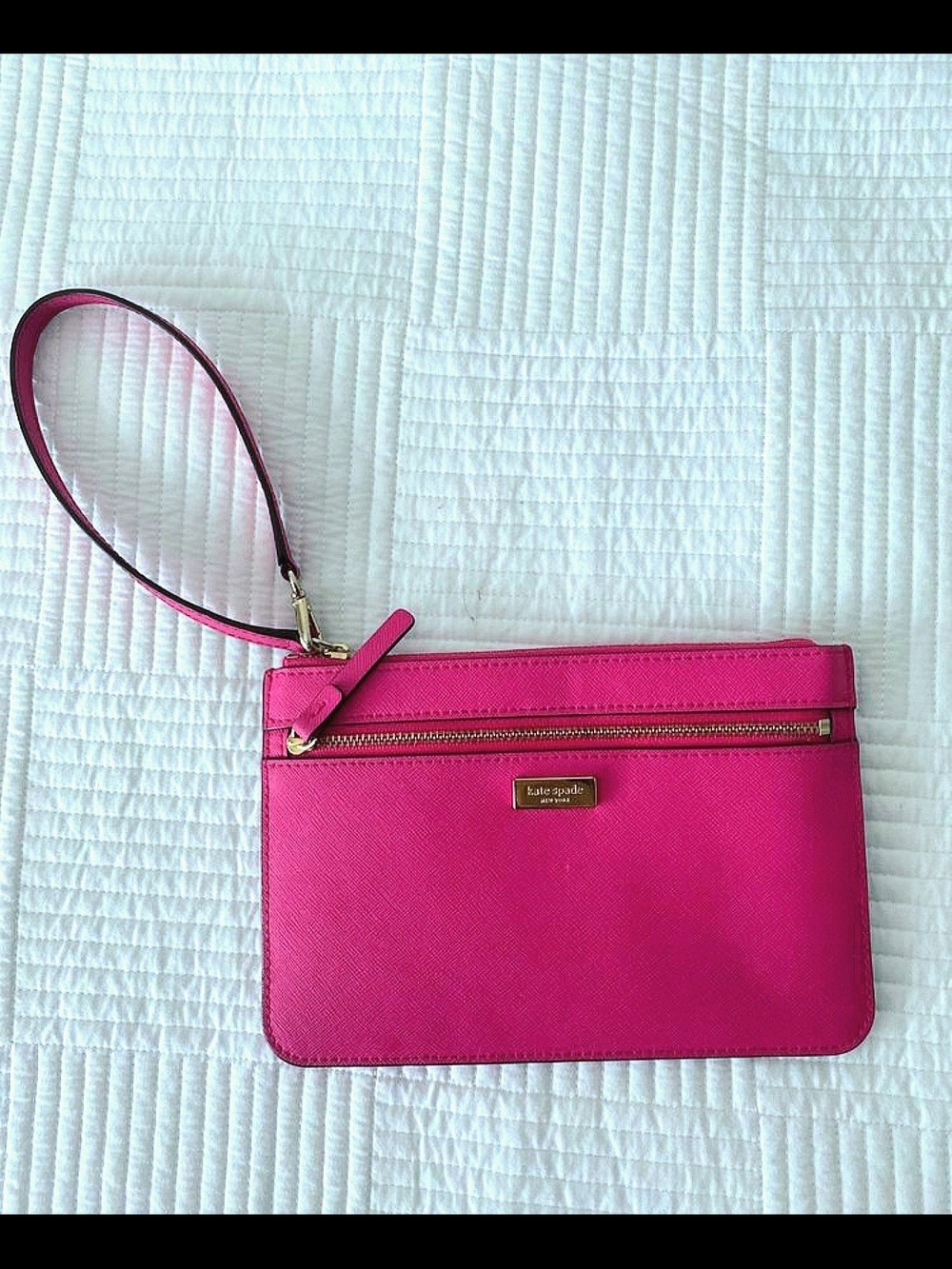 Kate Spade Hot Pink Wristlet Clutch